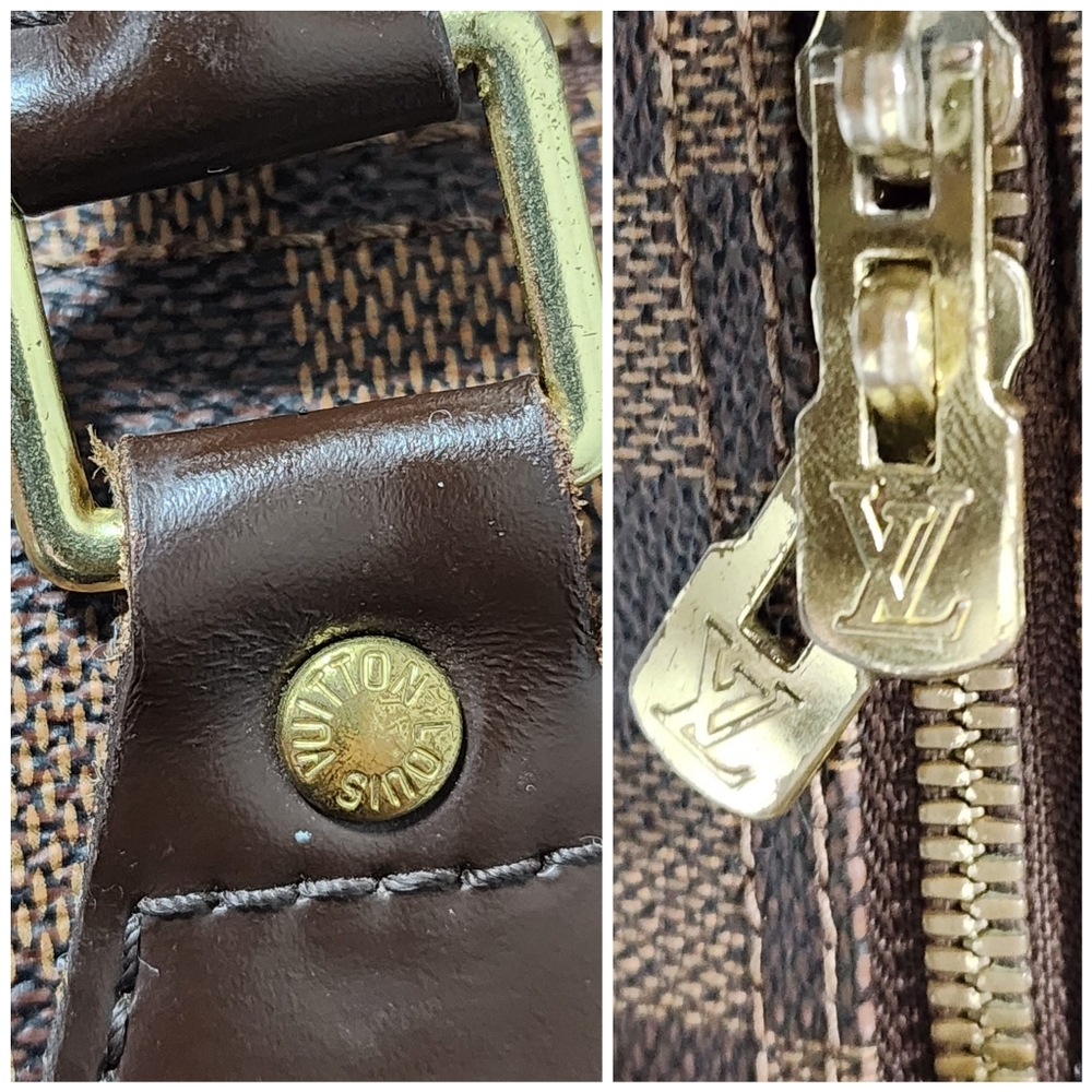 LOUIS VUITTON Damier Canvas Speedy Bandouliere 35 Bag Brown - Picture 7 of 13